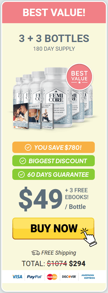 Buy FemiCore 6 Bottle